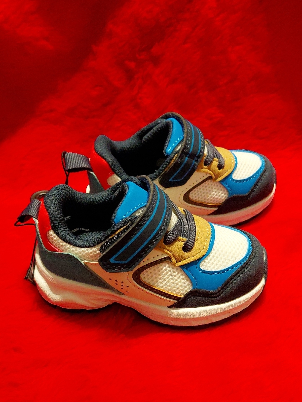 wonder nation Kids Sneakers in Blue, White & Yellow